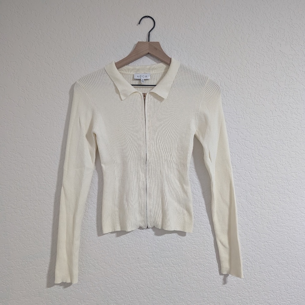 ACOA Zip Sweater Cardigan / M